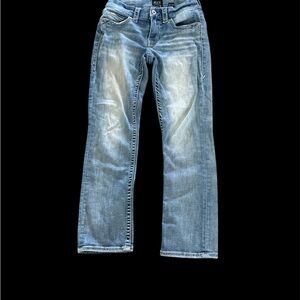 🍁💐Buckle Black Blue Bootcut Jeans Classic Style